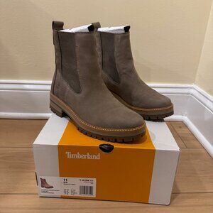 Taupe Nubuck Timberland Chelsea Boots Size 11
